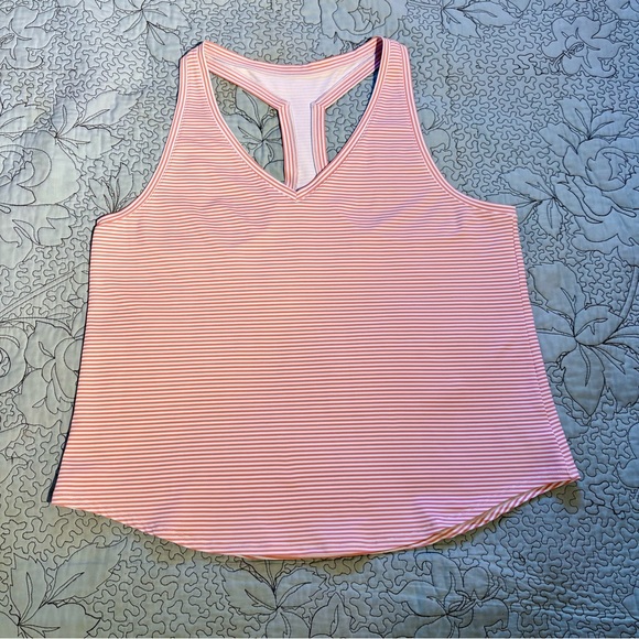 SOUTHERN TIDE Cherise Active T-Back Performance Tank in Citrus Punch Sz Large - Picture 7 of 13